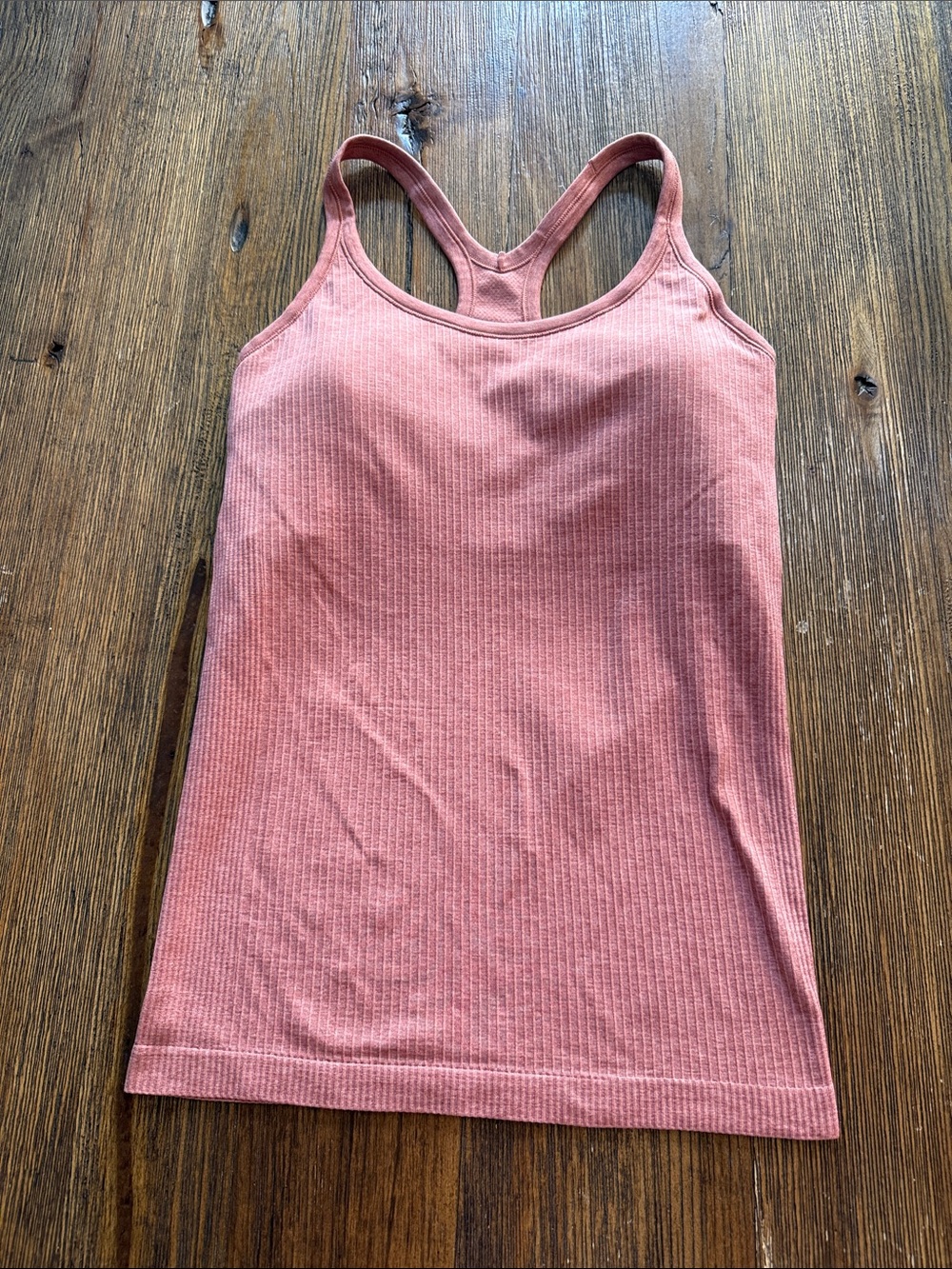 lululemon athletica Ribbed Racerback Tank in Dusty Rose